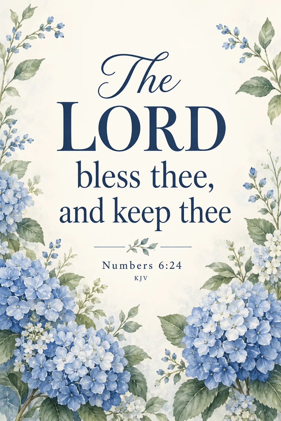 Bless and Keep artwork detail