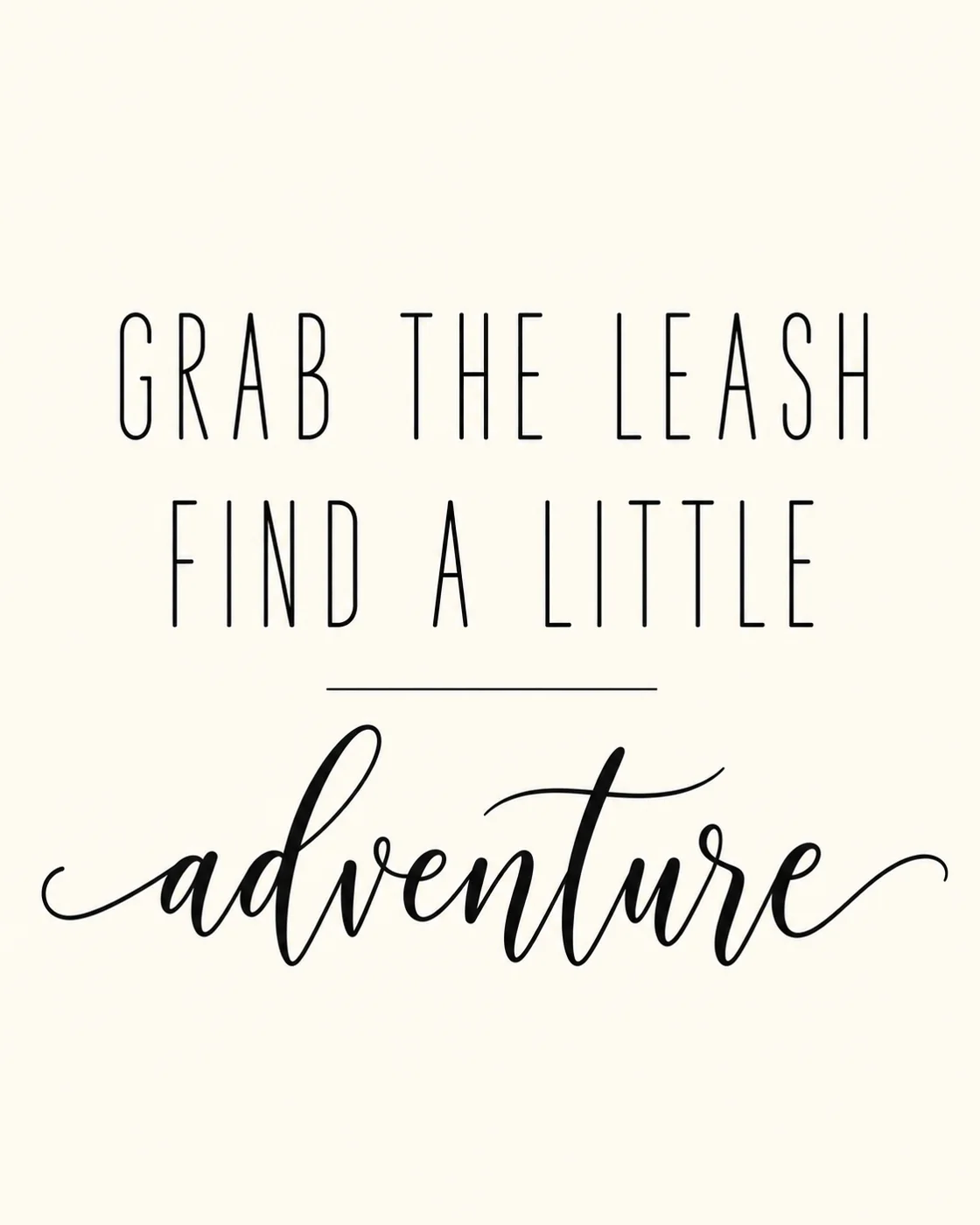 Leashes and Little Adventures artwork detail