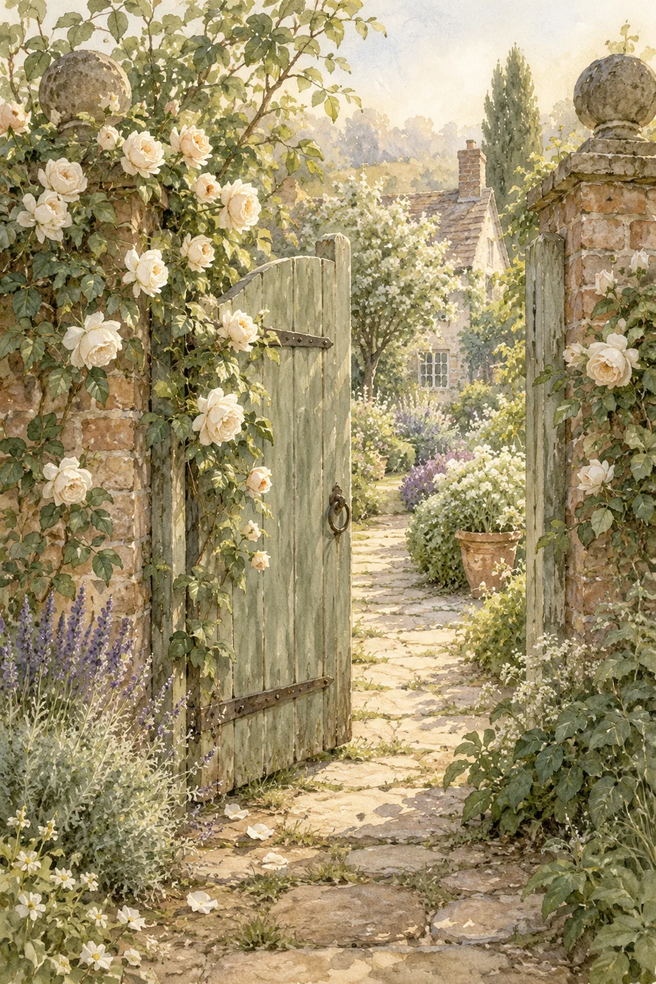 Beyond the Garden Gate artwork detail