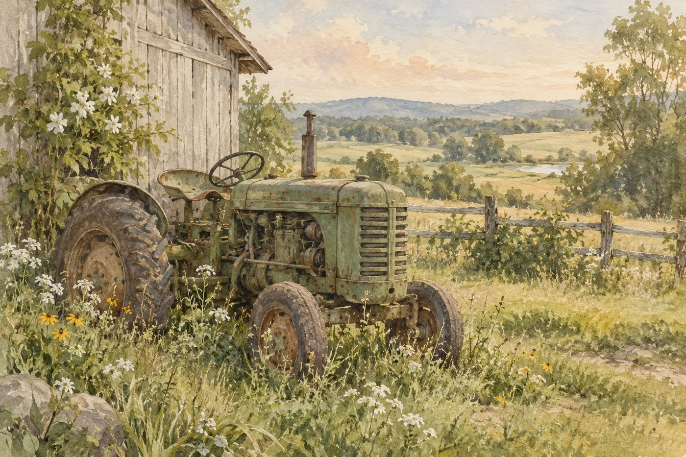 A Day Well Worked artwork detail