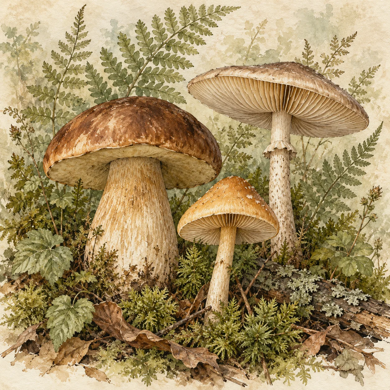 Forest Floor Study artwork detail