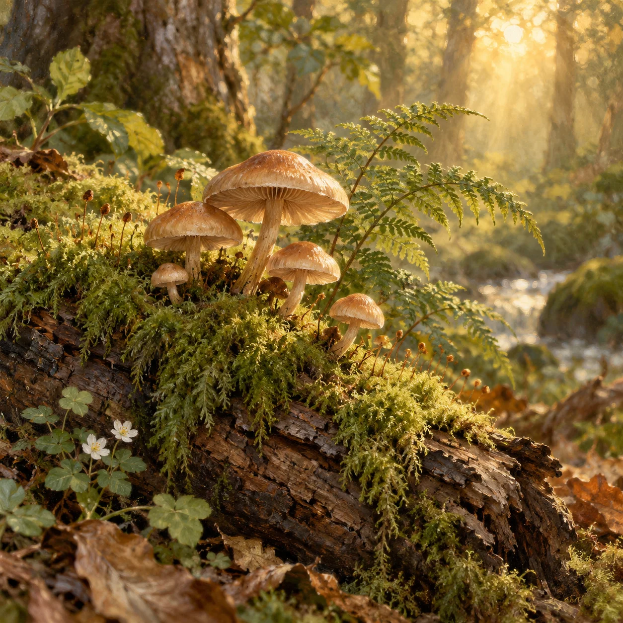 Moss and Morning artwork detail