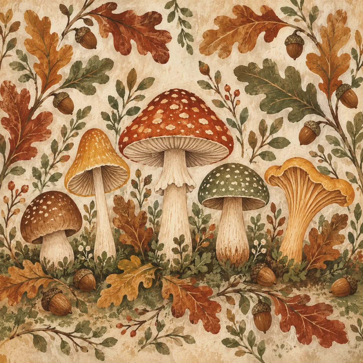 The Mushroom Parade artwork detail