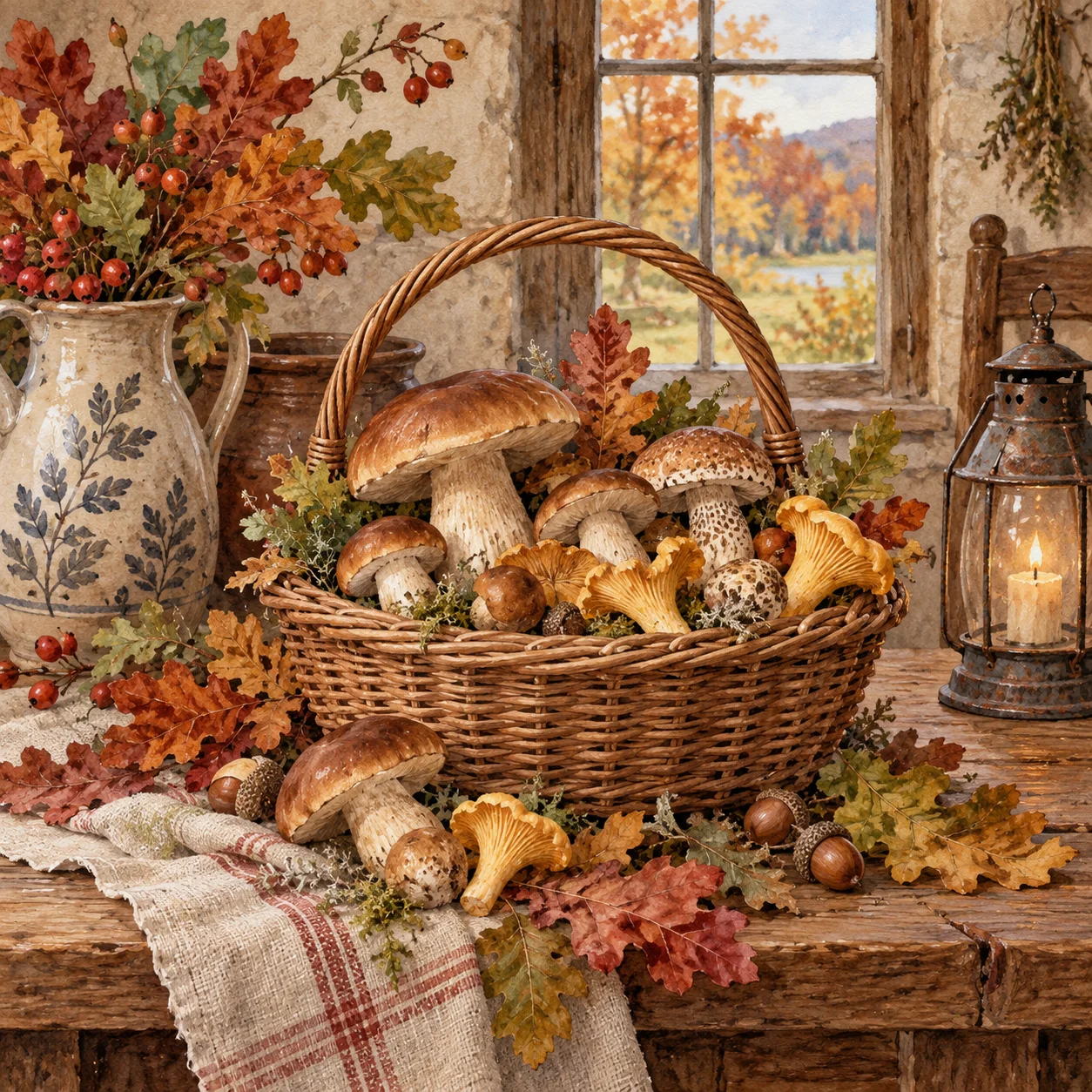 Autumn Gathering artwork detail