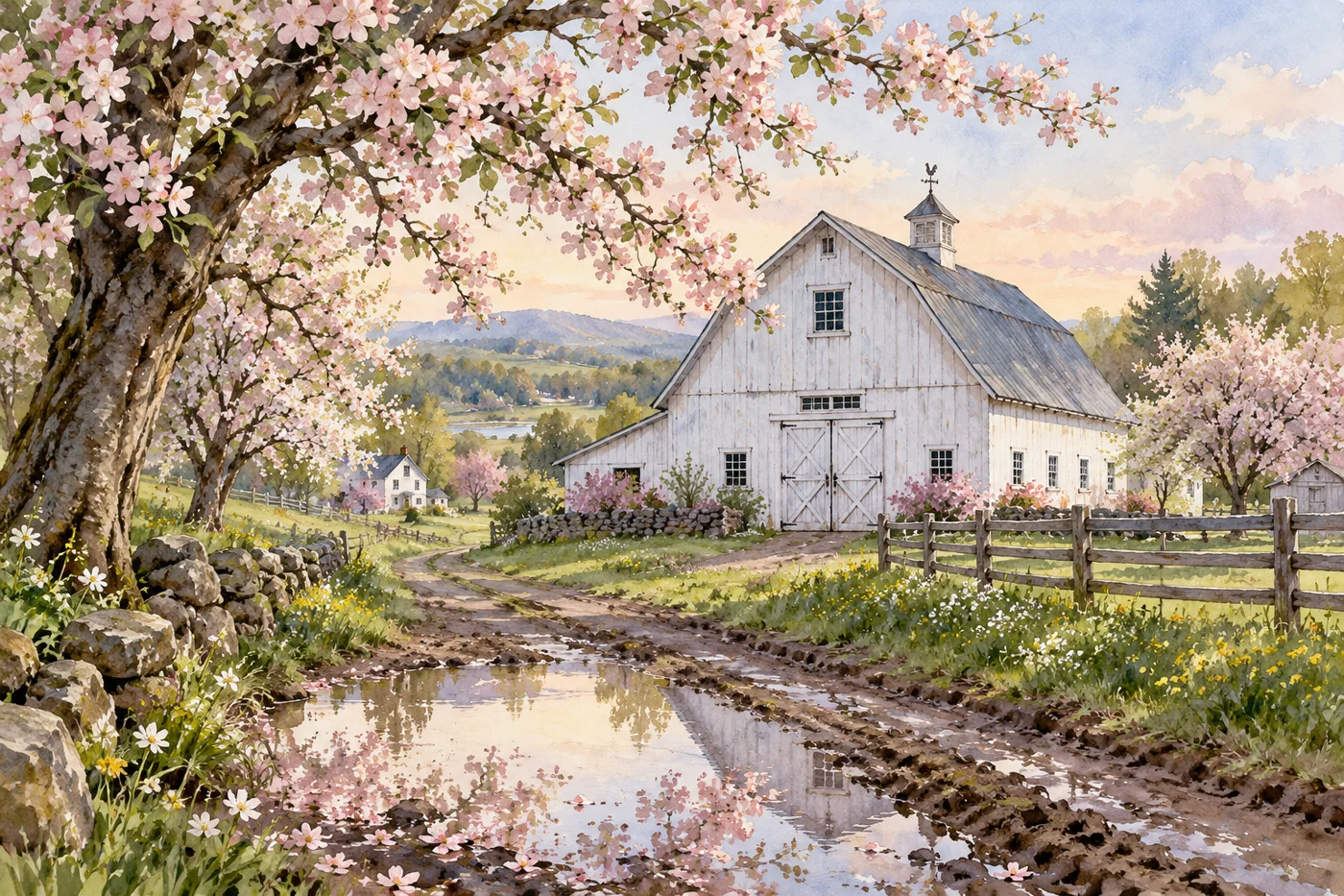Blossom Lane artwork detail