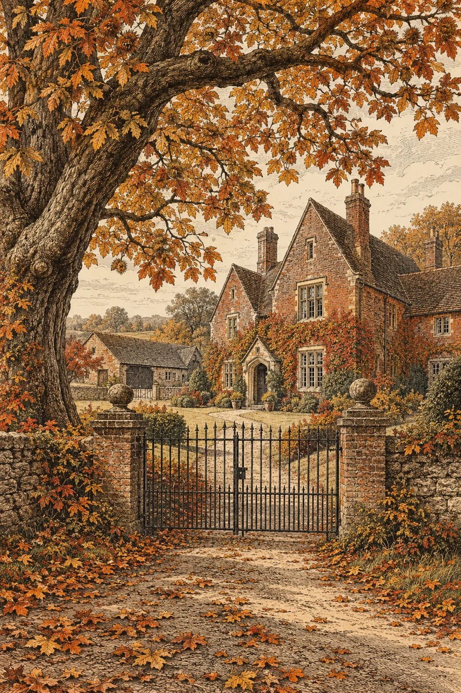 Chestnut Manor artwork detail