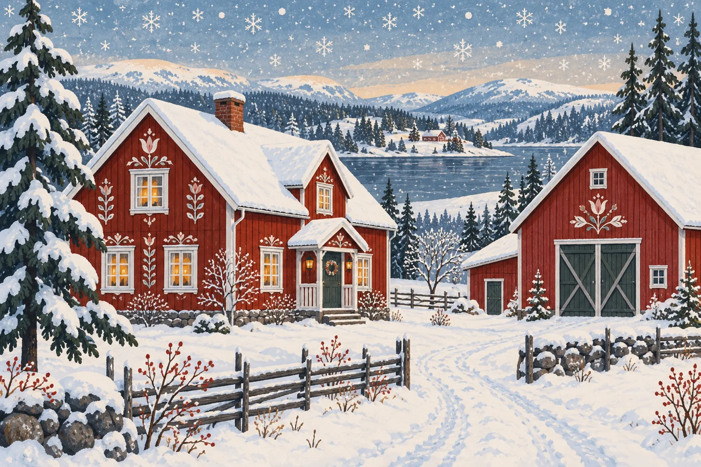 Northern Homestead artwork detail