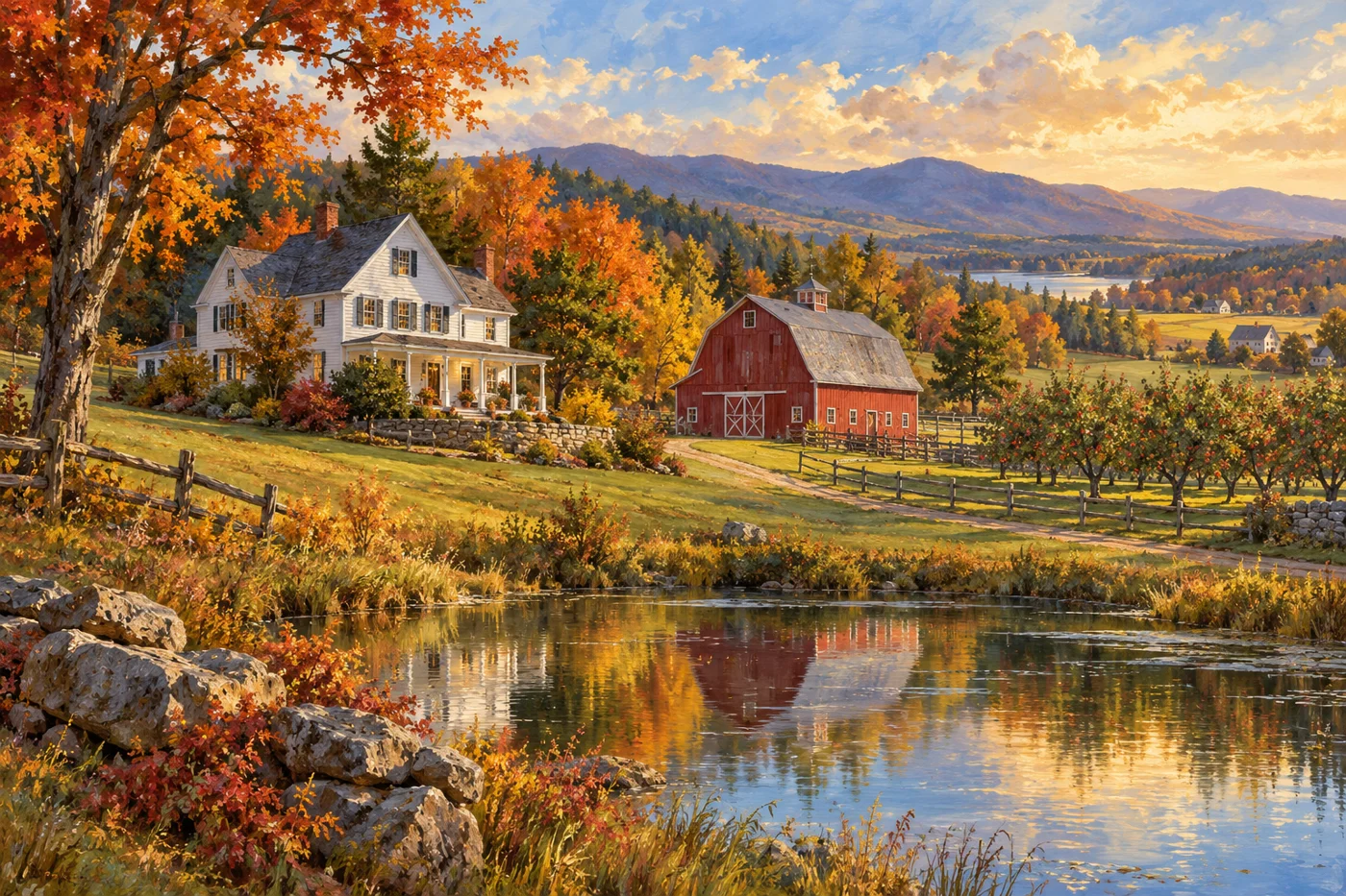 Golden Hour Estate artwork detail