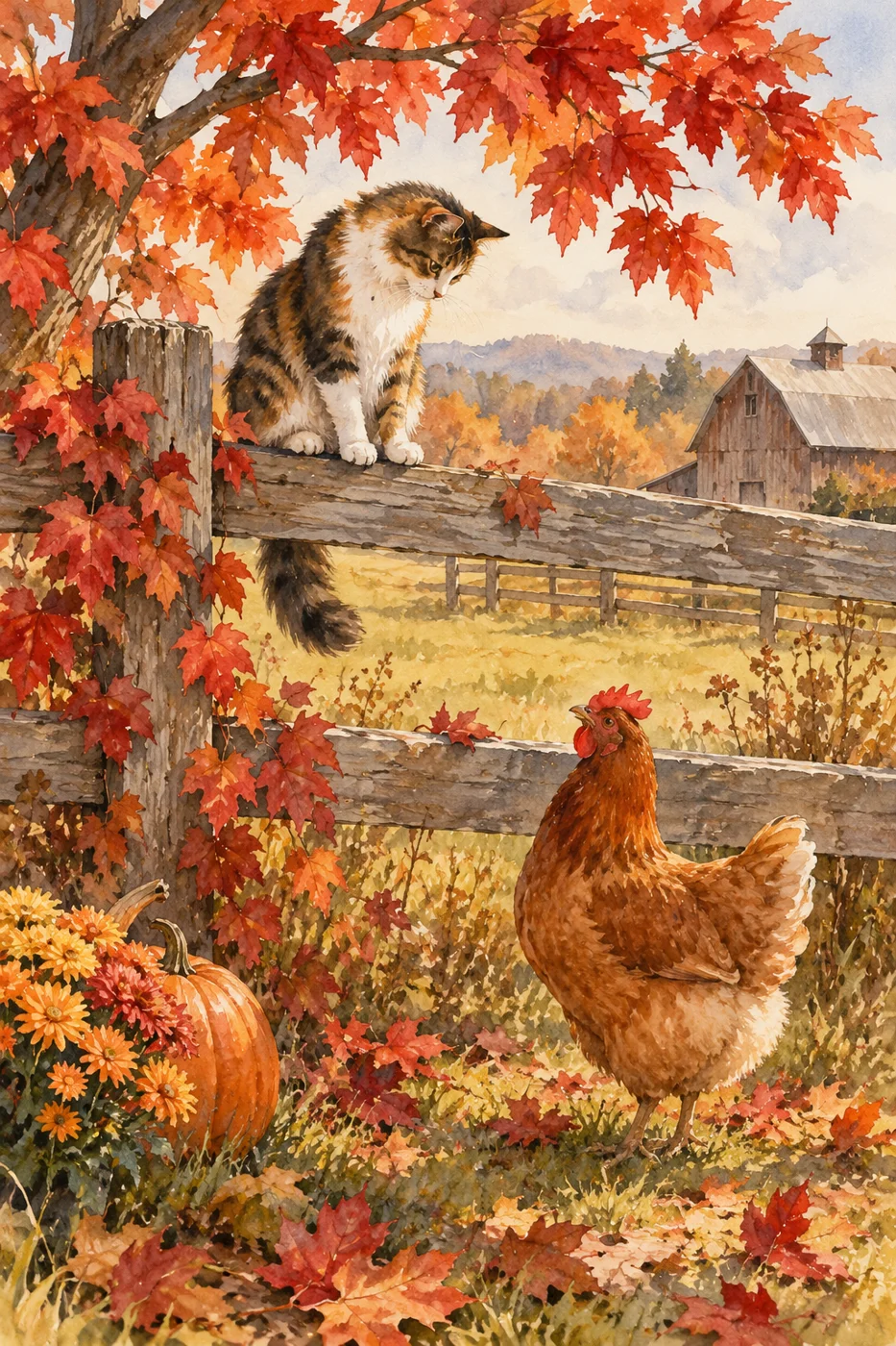 Autumn Hearthland artwork detail