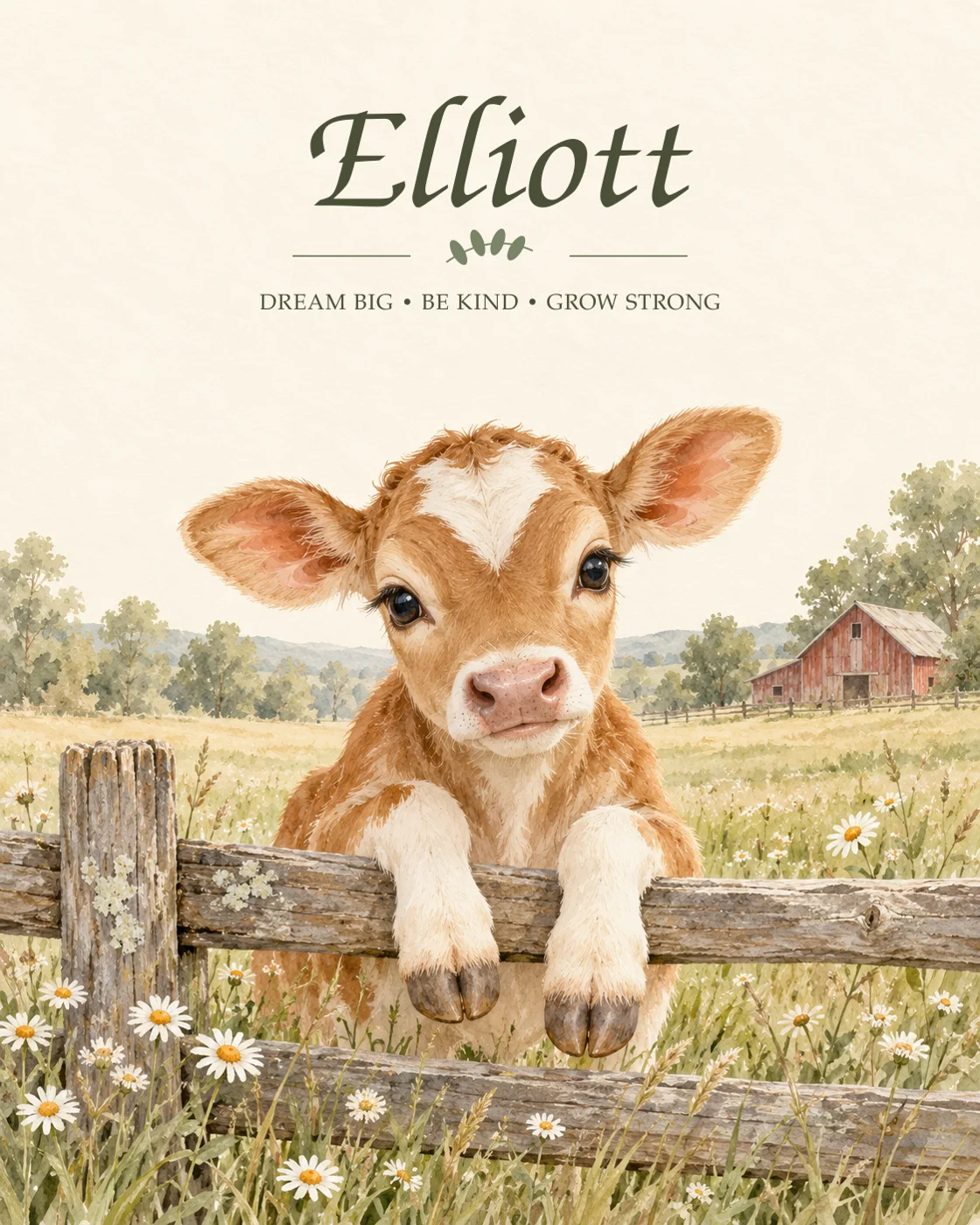 Little Farm Friends artwork detail