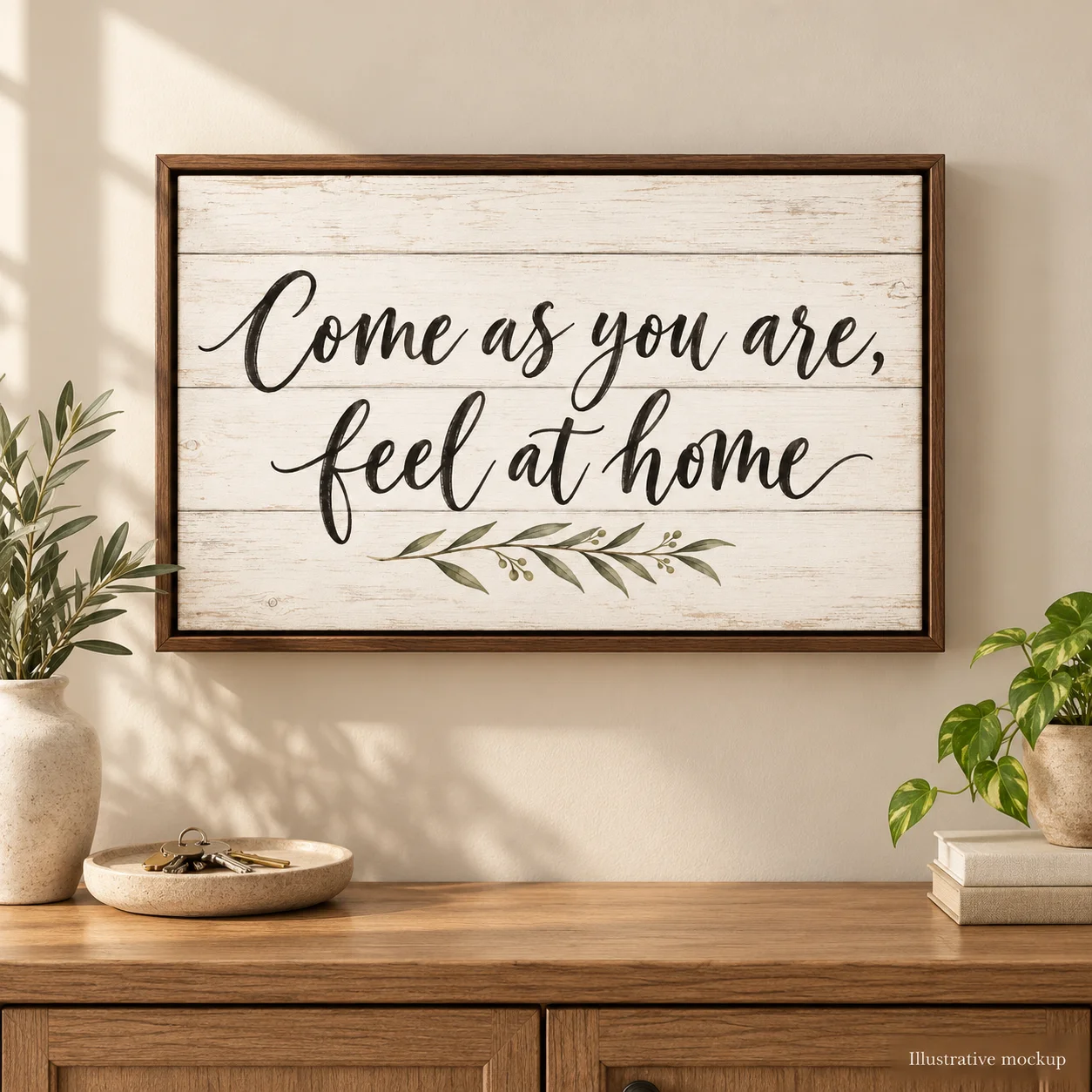 Come as you are, feel at home room preview
