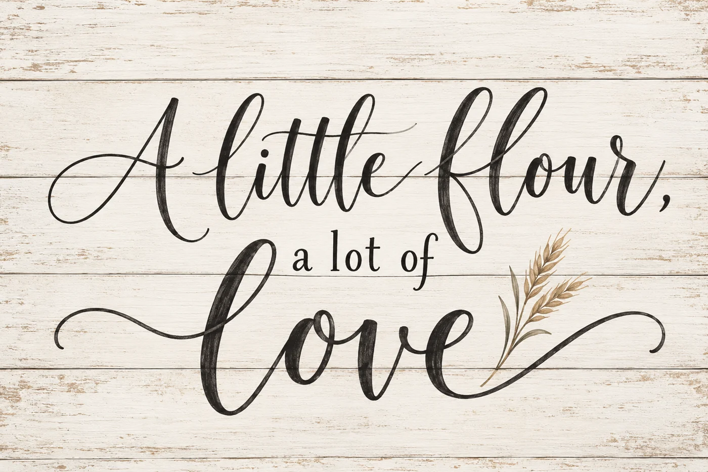 A little flour, a lot of love artwork detail