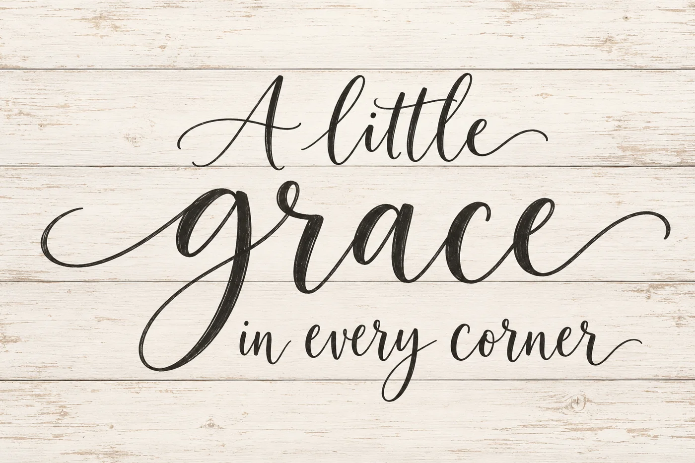 A little grace in every corner artwork detail